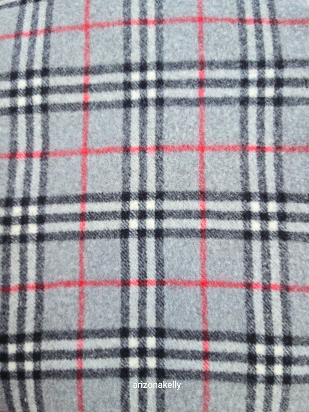 Vintage Burberry Lambswool Scarf Grey Plaid - Picture 11 of 16